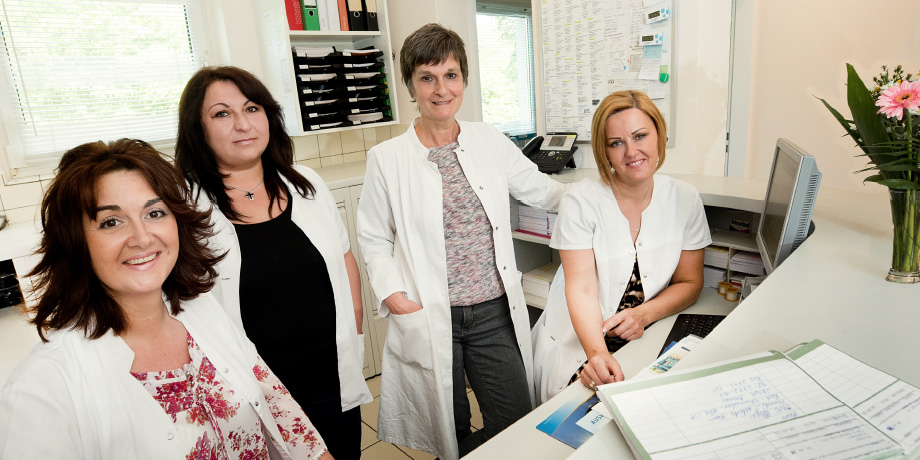 Das Team der Hausarztpraxis Eppeldauer